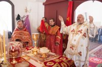 Божественная литургия и чин освящения часовни в честь Св. Дионисия Полоцкого на городском кладбище г.Светлогорска