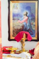 Божественная литургия и чин освящения часовни в честь Св. Дионисия Полоцкого на городском кладбище г.Светлогорска