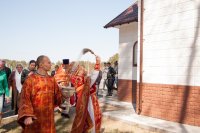 Божественная литургия и чин освящения часовни в честь Св. Дионисия Полоцкого на городском кладбище г.Светлогорска