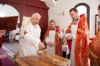 Божественная литургия и чин освящения часовни в честь Св. Дионисия Полоцкого на городском кладбище г.Светлогорска