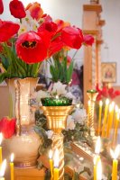 Божественная литургия в храме Святителя Николая Чудотворца д.Романовичи Божественная литургия в храме Святителя Николая Чудотворца д.Романовичи