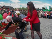 Торжества в честь Дня Победы в городе Добруше Торжества в честь Дня Победы в городе Добруше