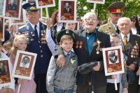 В а.г. Урицкое Гомельского района состоялся торжественный митинг, посвященный 70-летию победы в Великой Отечественной войне