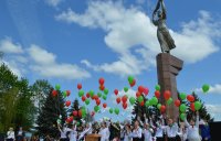 В а.г. Урицкое Гомельского района состоялся торжественный митинг, посвященный 70-летию победы в Великой Отечественной войне