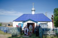 Божественная литургия в храме в честь Амфилохия Почаевского в д.Вежны Божественная литургия в храме в честь Амфилохия Почаевского в д.Вежны