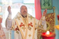 Божественная литургия в храме в честь Амфилохия Почаевского в д.Вежны Божественная литургия в храме в честь Амфилохия Почаевского в д.Вежны