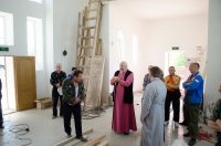 Посещение строящегося храма святителя Николая Японского
