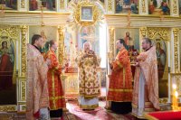 Божественная литургия в Свято-Петро-Павловском кафедральном соборе г.Гомеля