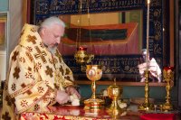 Божественная литургия в Свято-Петро-Павловском кафедральном соборе г.Гомеля