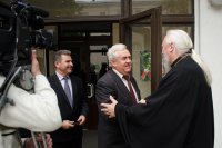 Преосвященнейший Стефан принял участие в мероприятиях, посвященных открытию музея Героя Советского Союза Ф.П. Котченко