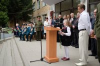 Преосвященнейший Стефан принял участие в мероприятиях, посвященных открытию музея Героя Советского Союза Ф.П. Котченко