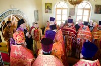 Божественная литургия в праздник иконы Божией Матери "Неупиваемая чаша"