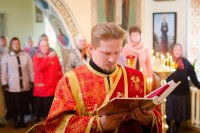 Божественная литургия в праздник иконы Божией Матери "Неупиваемая чаша"