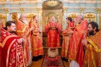 Божественная литургия в праздник иконы Божией Матери "Неупиваемая чаша"