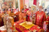 Божественная литургия в праздник иконы Божией Матери "Неупиваемая чаша"