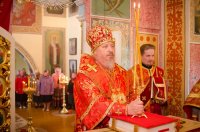 Божественная литургия в праздник иконы Божией Матери "Неупиваемая чаша"