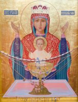 Божественная литургия в праздник иконы Божией Матери "Неупиваемая чаша"