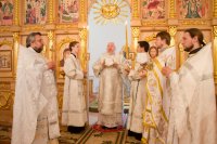 Божественная литургия в праздник Вознесения Господня