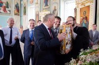 Делегация "XII Гомельский экономический форума – 2015" посетила Свято-Петро-Павловский кафедральный собор г.Гомеля Делегация "XII Гомельский экономический форума – 2015" посетила Свято-Петро-Павловский кафедральный собор г.Гомеля