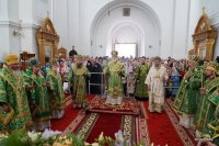 В канун праздника прп.Евфросинии Полоцкой епископ Стефан сослужил митрополиту Павлу в г.Полоцке