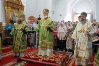 В канун праздника прп.Евфросинии Полоцкой епископ Стефан сослужил митрополиту Павлу в г.Полоцке