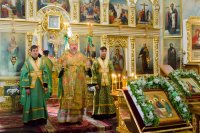 Божественная литургия в день отдания праздника Пятидесятницы Божественная литургия в день отдания праздника Пятидесятницы