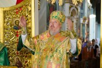 Божественная литургия в день отдания праздника Пятидесятницы Божественная литургия в день отдания праздника Пятидесятницы