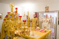 Преосвященнейший Стефан возглавил Божественную литургию в храме св.вмч. и целителя Пантелеимона г.Гомеля