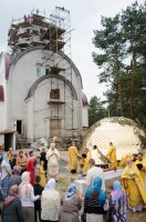 Преосвященнейший Стефан возглавил Божественную литургию в храме св.вмч. и целителя Пантелеимона г.Гомеля