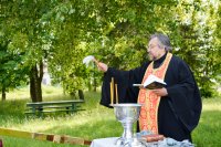 Освящение нового креста в д. Головинцы Освящение нового креста в д. Головинцы