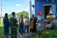 Освящение нового креста в д. Головинцы Освящение нового креста в д. Головинцы