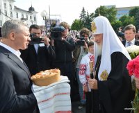 В канун праздника Собора Белорусских святых Святейший Патриарх Кирилл совершил богослужение в Свято-Духовом кафедральном соборе Минска В канун праздника Собора Белорусских святых Святейший Патриарх Кирилл совершил богослужение в Свято-Духовом кафедральном соборе Минска