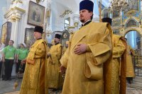 В канун праздника Собора Белорусских святых Святейший Патриарх Кирилл совершил богослужение в Свято-Духовом кафедральном соборе Минска В канун праздника Собора Белорусских святых Святейший Патриарх Кирилл совершил богослужение в Свято-Духовом кафедральном соборе Минска