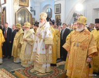 В канун праздника Собора Белорусских святых Святейший Патриарх Кирилл совершил богослужение в Свято-Духовом кафедральном соборе Минска В канун праздника Собора Белорусских святых Святейший Патриарх Кирилл совершил богослужение в Свято-Духовом кафедральном соборе Минска