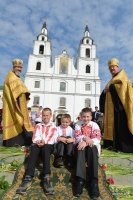 В канун праздника Собора Белорусских святых Святейший Патриарх Кирилл совершил богослужение в Свято-Духовом кафедральном соборе Минска В канун праздника Собора Белорусских святых Святейший Патриарх Кирилл совершил богослужение в Свято-Духовом кафедральном соборе Минска