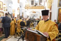 В канун праздника Собора Белорусских святых Святейший Патриарх Кирилл совершил богослужение в Свято-Духовом кафедральном соборе Минска В канун праздника Собора Белорусских святых Святейший Патриарх Кирилл совершил богослужение в Свято-Духовом кафедральном соборе Минска