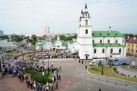 В канун праздника Собора Белорусских святых Святейший Патриарх Кирилл совершил богослужение в Свято-Духовом кафедральном соборе Минска В канун праздника Собора Белорусских святых Святейший Патриарх Кирилл совершил богослужение в Свято-Духовом кафедральном соборе Минска