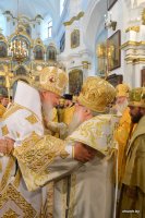 В канун праздника Собора Белорусских святых Святейший Патриарх Кирилл совершил богослужение в Свято-Духовом кафедральном соборе Минска В канун праздника Собора Белорусских святых Святейший Патриарх Кирилл совершил богослужение в Свято-Духовом кафедральном соборе Минска