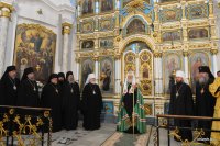 В канун праздника Собора Белорусских святых Святейший Патриарх Кирилл совершил богослужение в Свято-Духовом кафедральном соборе Минска В канун праздника Собора Белорусских святых Святейший Патриарх Кирилл совершил богослужение в Свято-Духовом кафедральном соборе Минска