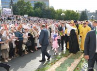 В канун праздника Собора Белорусских святых Святейший Патриарх Кирилл совершил богослужение в Свято-Духовом кафедральном соборе Минска В канун праздника Собора Белорусских святых Святейший Патриарх Кирилл совершил богослужение в Свято-Духовом кафедральном соборе Минска