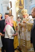 В канун праздника Собора Белорусских святых Святейший Патриарх Кирилл совершил богослужение в Свято-Духовом кафедральном соборе Минска В канун праздника Собора Белорусских святых Святейший Патриарх Кирилл совершил богослужение в Свято-Духовом кафедральном соборе Минска