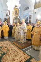 В канун праздника Собора Белорусских святых Святейший Патриарх Кирилл совершил богослужение в Свято-Духовом кафедральном соборе Минска В канун праздника Собора Белорусских святых Святейший Патриарх Кирилл совершил богослужение в Свято-Духовом кафедральном соборе Минска