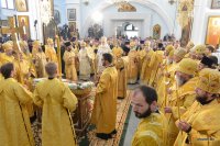 В канун праздника Собора Белорусских святых Святейший Патриарх Кирилл совершил богослужение в Свято-Духовом кафедральном соборе Минска В канун праздника Собора Белорусских святых Святейший Патриарх Кирилл совершил богослужение в Свято-Духовом кафедральном соборе Минска