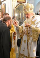 В канун праздника Собора Белорусских святых Святейший Патриарх Кирилл совершил богослужение в Свято-Духовом кафедральном соборе Минска В канун праздника Собора Белорусских святых Святейший Патриарх Кирилл совершил богослужение в Свято-Духовом кафедральном соборе Минска