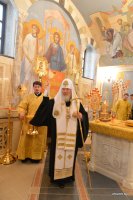 Предстоятель Русской Церкви возглавил освящение Духовно-образовательного центра Белорусского Экзархата