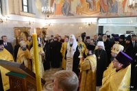 Предстоятель Русской Церкви возглавил освящение Духовно-образовательного центра Белорусского Экзархата