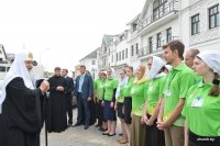 Предстоятель Русской Церкви возглавил освящение Духовно-образовательного центра Белорусского Экзархата