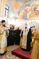 Предстоятель Русской Церкви возглавил освящение Духовно-образовательного центра Белорусского Экзархата
