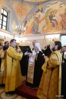 Предстоятель Русской Церкви возглавил освящение Духовно-образовательного центра Белорусского Экзархата