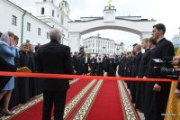 Предстоятель Русской Церкви возглавил освящение Духовно-образовательного центра Белорусского Экзархата